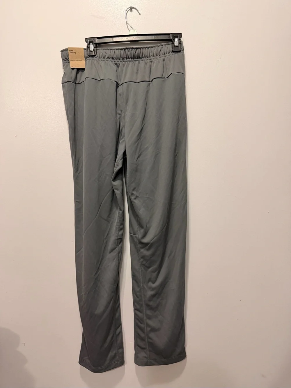 Nike Men's Gray Training Joggers with Swoosh